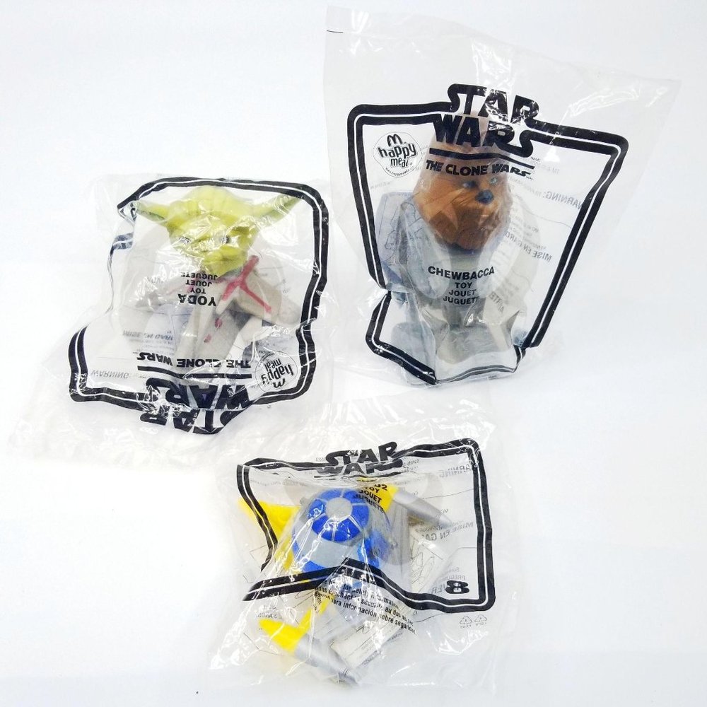McDonalds Happy Meal 2008 Star Wars Clone Wars Lot